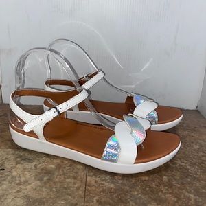 Fitflop back strap sandals sz 7